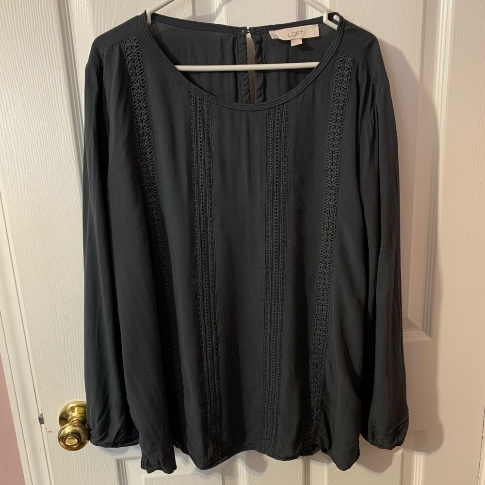 Loft Grey Blouse